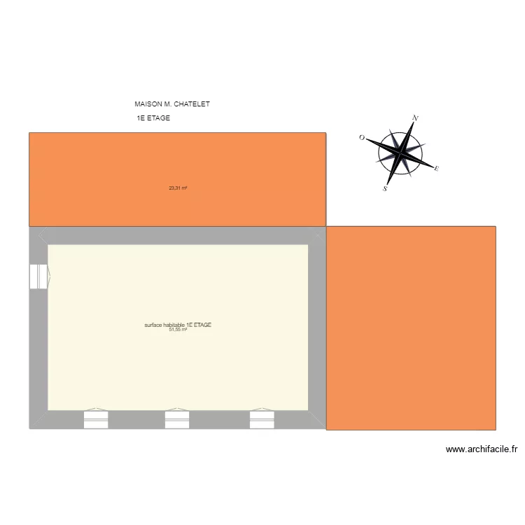 CHATELET. Plan de 