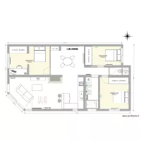 Maison L&eacute;ognan Plan &eacute;lectricit&eacute; Prise Chambre 02 03 et sdb