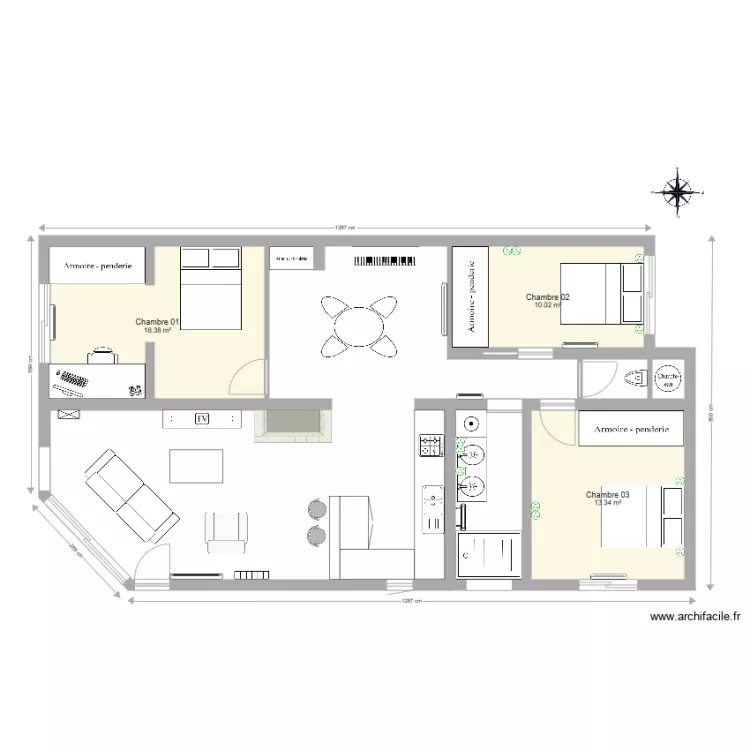 Maison Léognan Plan électricité Prise Chambre 02 03 et sdb. Plan de Maison Léognan Plan électricité Prise Chambre 02 03 et sdb. Plan de