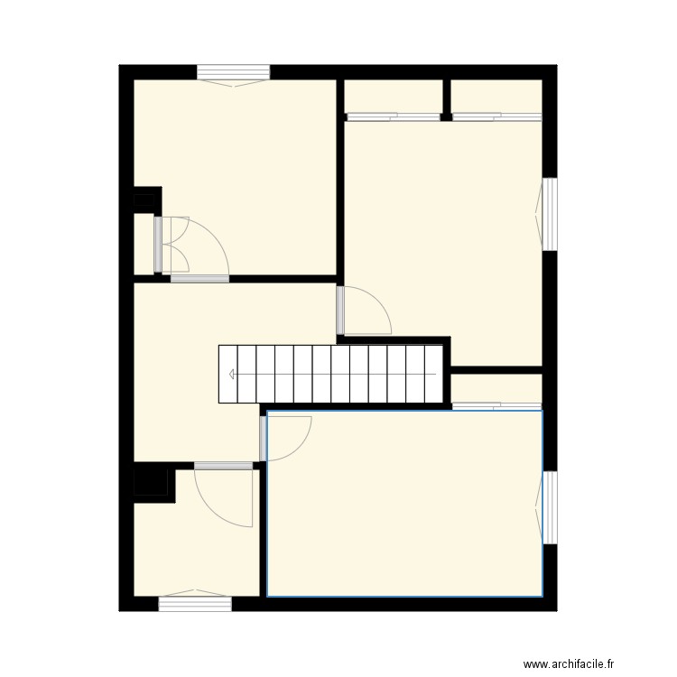 DE MALHEGAES. Plan de 19 pièces et 114 m2