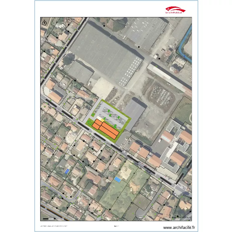 CHALLANS RHVS SITE HUET 1. Plan de CHALLANS RHVS SITE HUET 1. Plan de