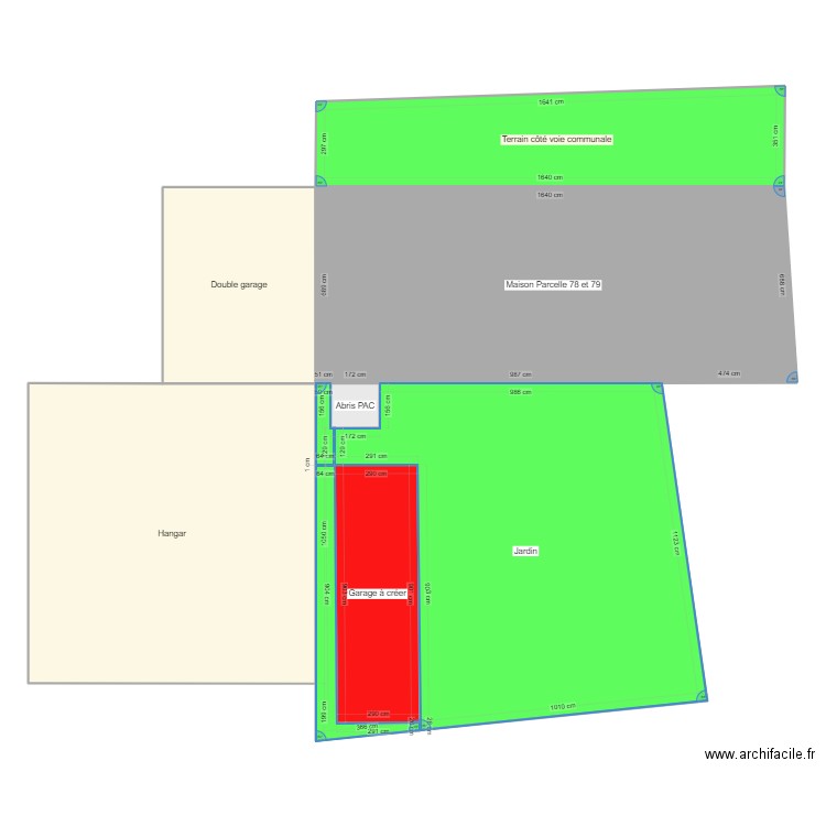 Parcelle 78 et 79. Plan de 0 pièce et 0 m2