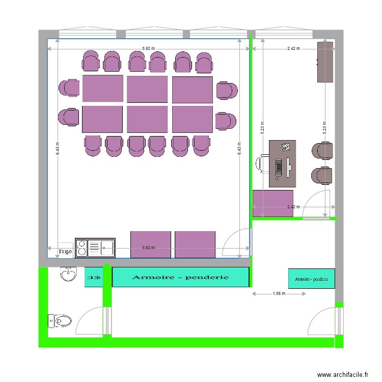 TRAVAUX MAIRIE. Plan de 0 pièce et 0 m2