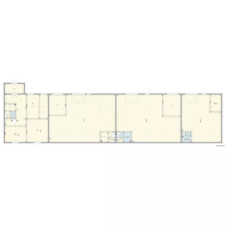 Location v1. Plan de 