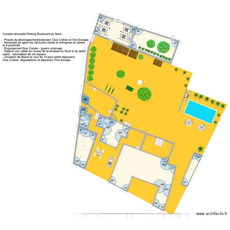 Cadastre Mareuil. Plan de 8 pièces et 745 m2