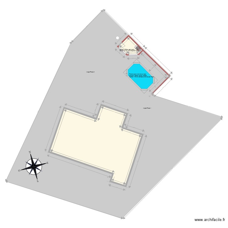 dp2. Plan de 0 pièce et 0 m2