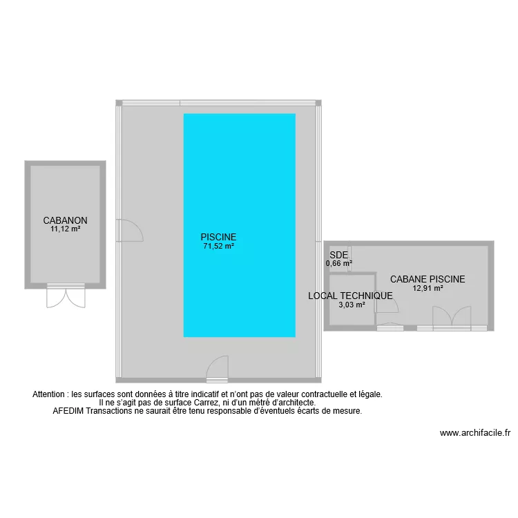 BI 6721 EXTERIEURE. Plan de 