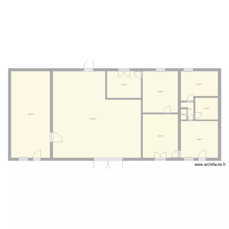 Plan local initial. Plan de 