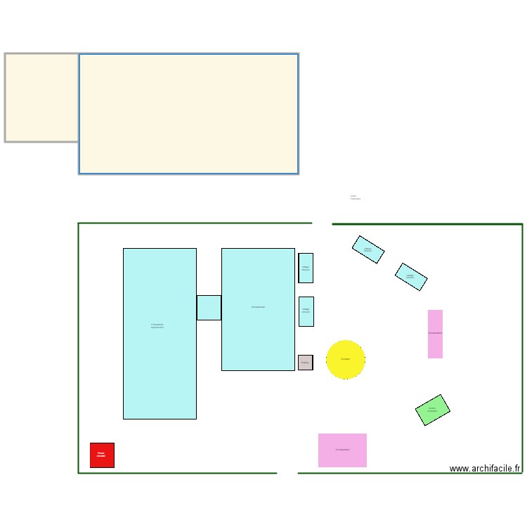 plan situation UNC. Plan de 0 pièce et 0 m2