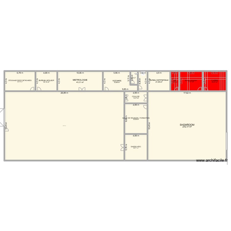 BAT ATEC. Plan de 0 pièce et 0 m2