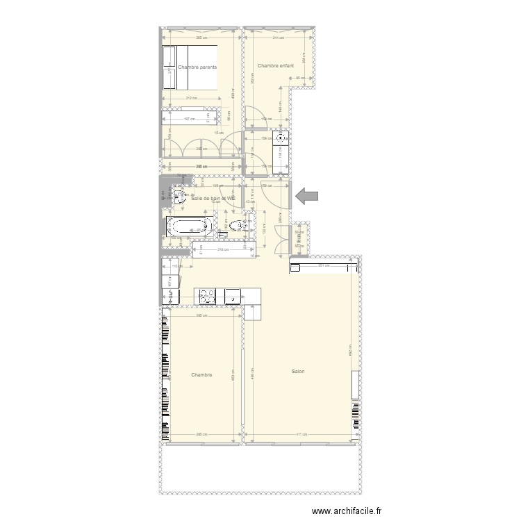 Lartigue Touzery. Plan de 0 pièce et 0 m2