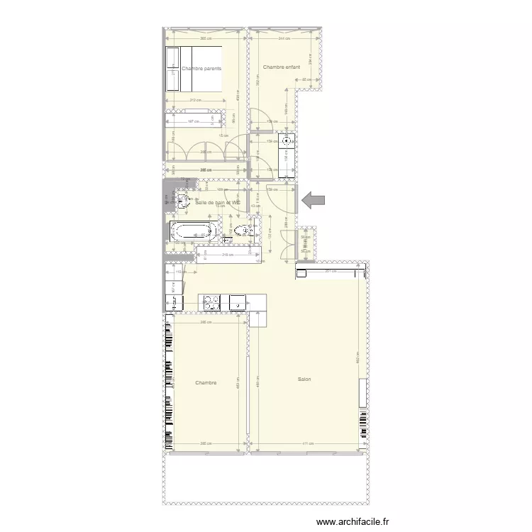 Lartigue Touzery. Plan de Lartigue Touzery. Plan de
