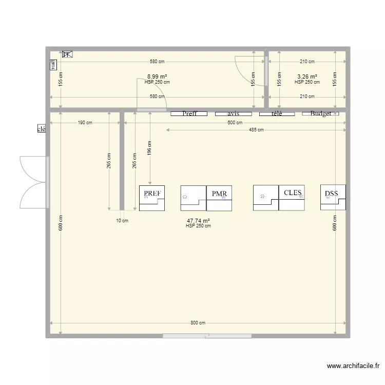 Avignon TGV Avis V2. Plan de 