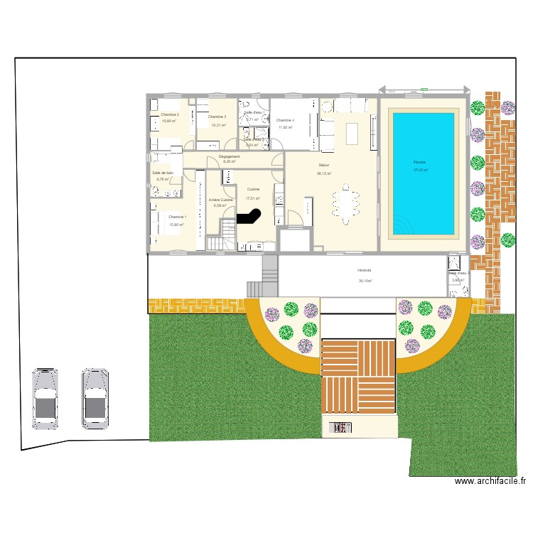 extérieur 18 01 2020 projet 1. Plan de 0 pièce et 0 m2