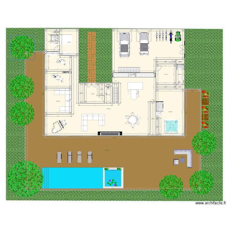 RDC Maison . Plan de 0 pièce et 0 m2