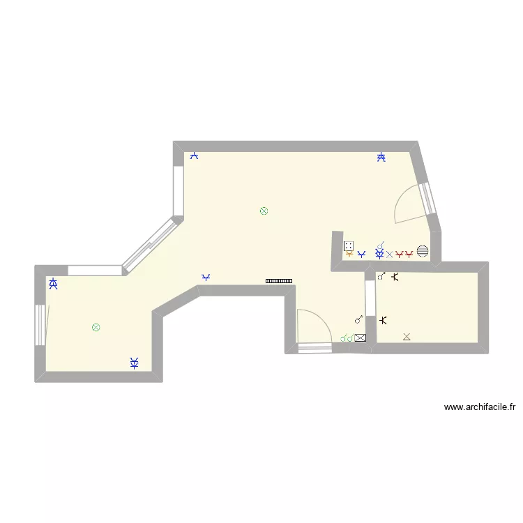 planelec cuisine coxyde. Plan de 