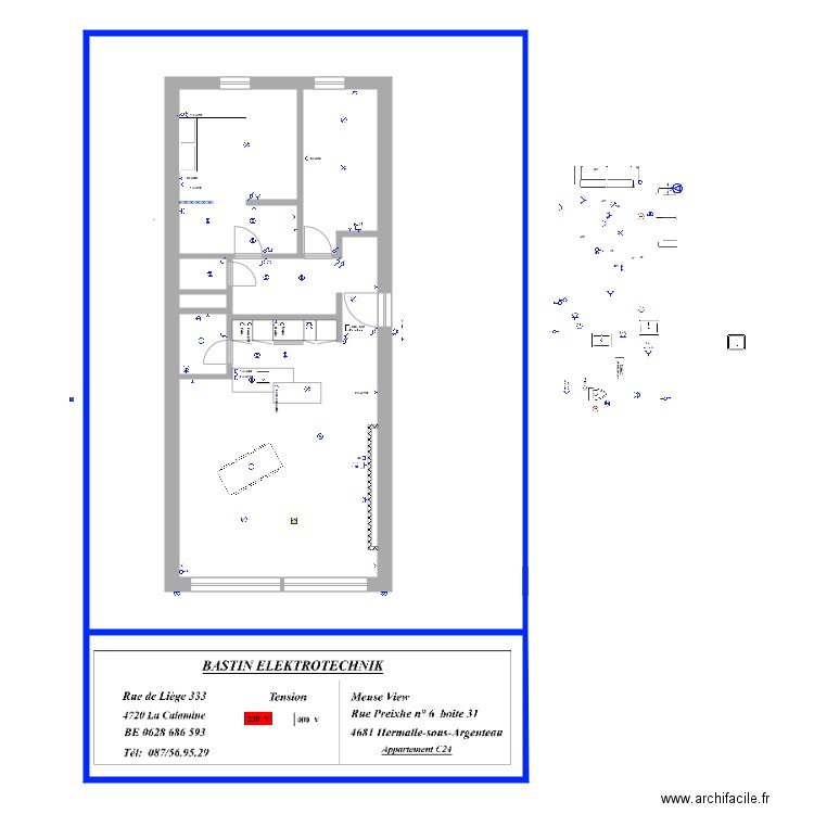 Appartement Meuse View D23. Plan de 0 pièce et 0 m2