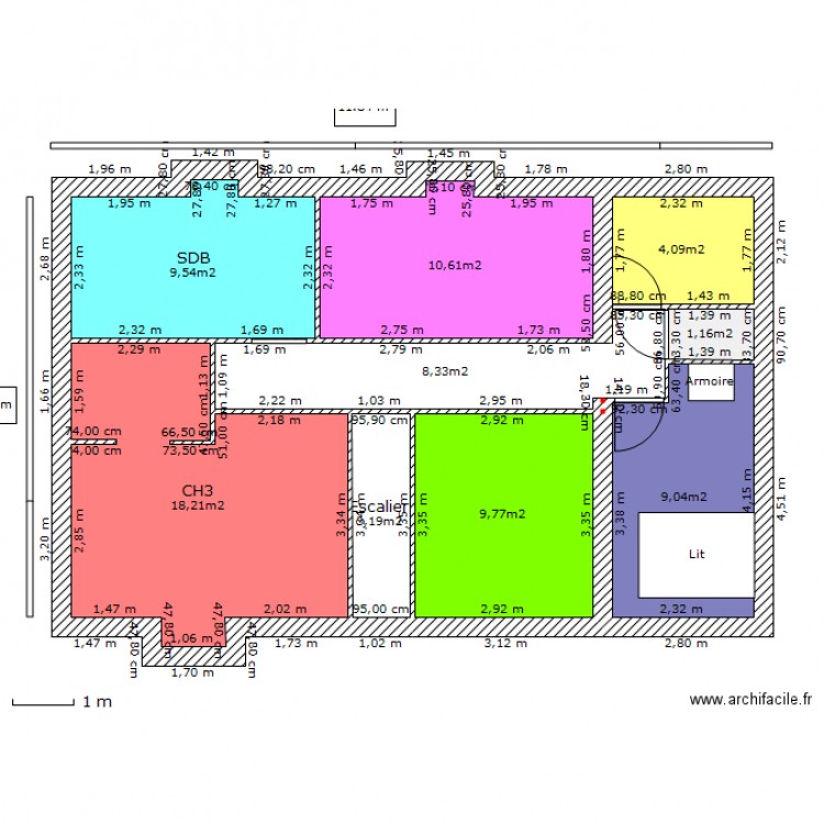 MaisonSeveExtensionHaut. Plan de 0 pièce et 0 m2