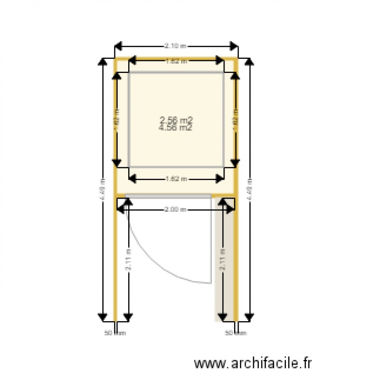 douche rdc. Plan de 0 pièce et 0 m2