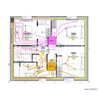 PLAN UNIFILAIRE LUMIERE ETAGE MEL