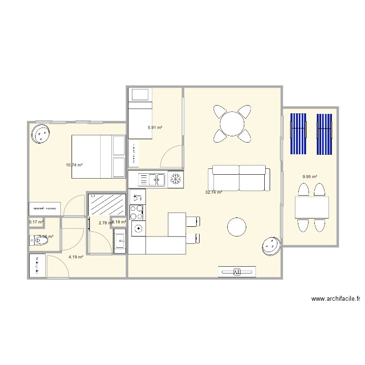 Santa Clara 2 cabineV2. Plan de 0 pièce et 0 m2