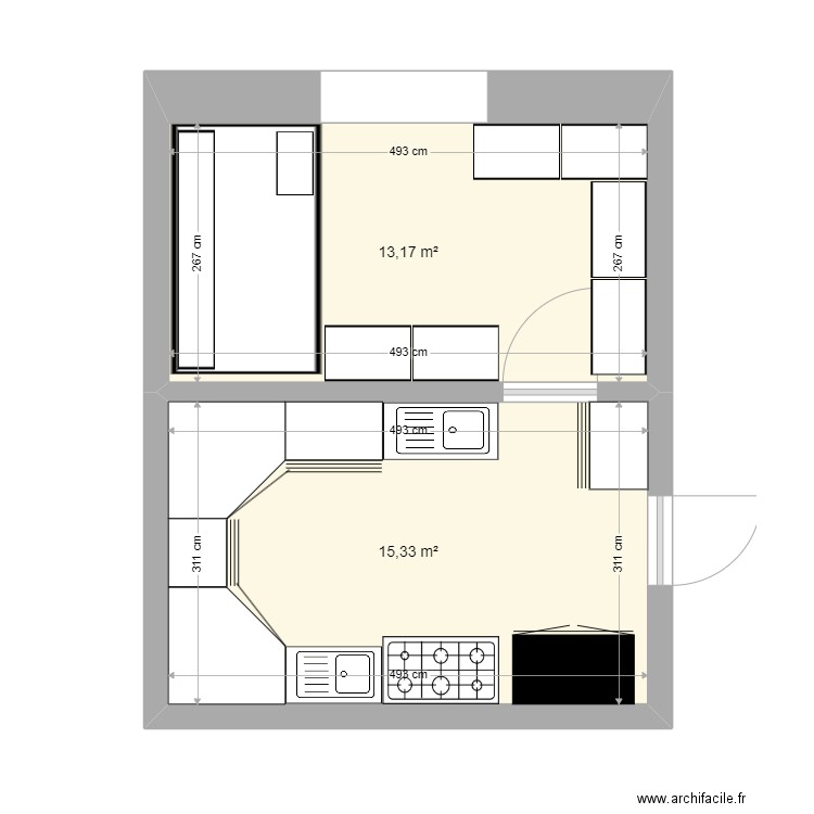labo. Plan de 0 pièce et 0 m2