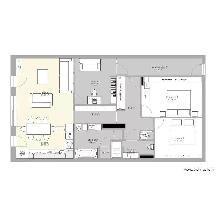 La Rochelle remodel 2. Plan de 