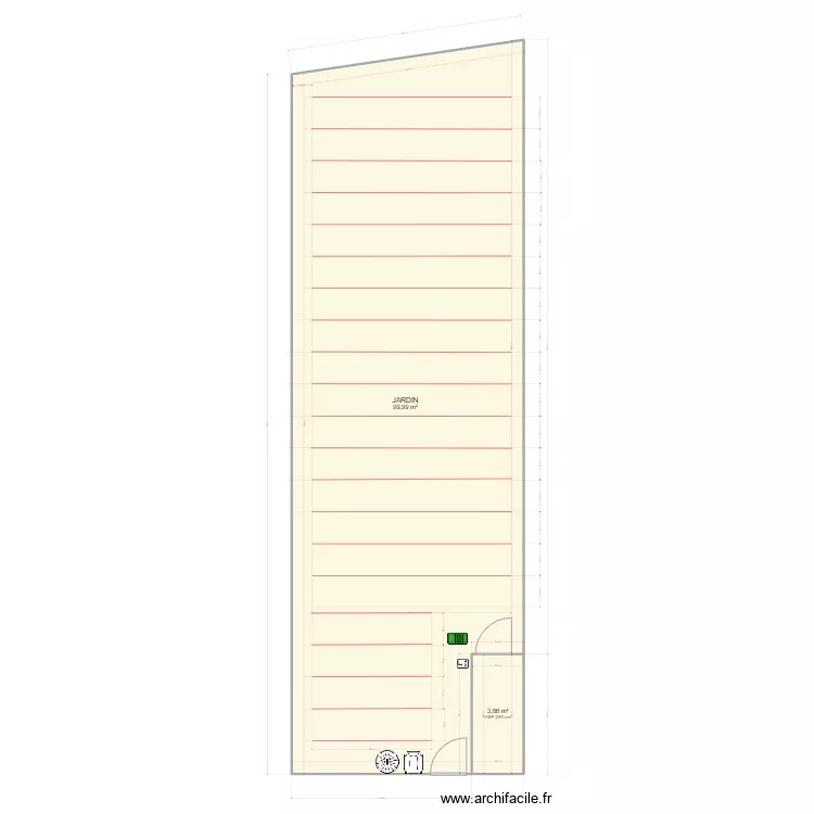 JARDIN POTAGER. Plan de 