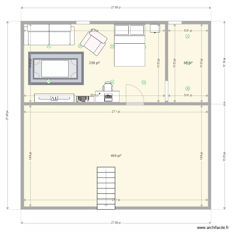 maison Christian 2. Plan de 
