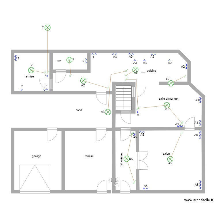 Maison mat RDC. Plan de 0 pièce et 0 m2