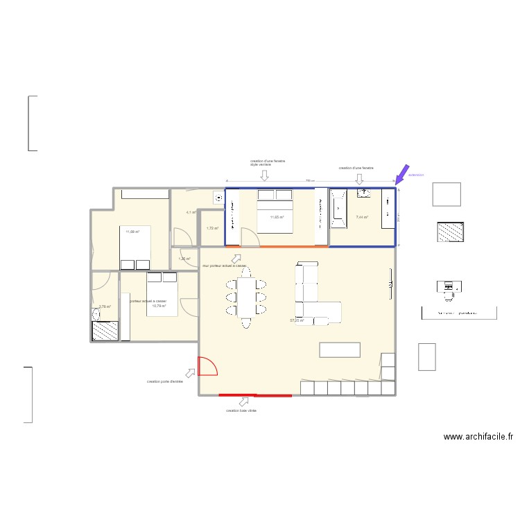 plan jassans travaux a effectuer test. Plan de 0 pièce et 0 m2