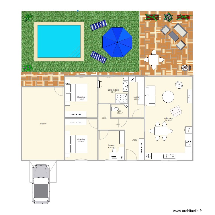 la petite maison dans la prairie. Plan de 0 pièce et 0 m2