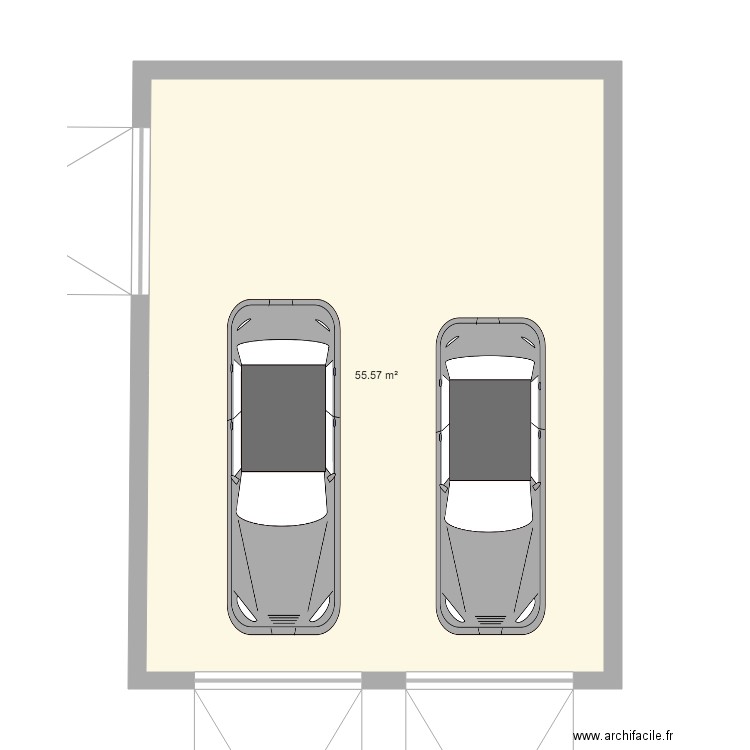 garage 6x9. Plan de 0 pièce et 0 m2