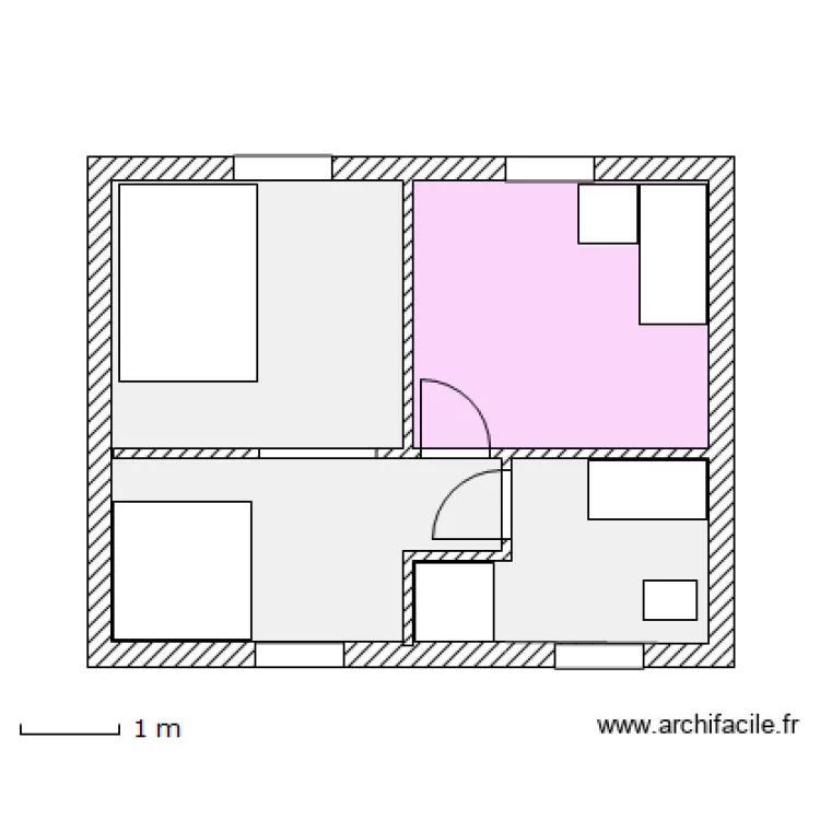 piéce étage-Couteau_Peccini_réaménagé_01. Plan de piéce étage-Couteau_Peccini_réaménagé_01. Plan de