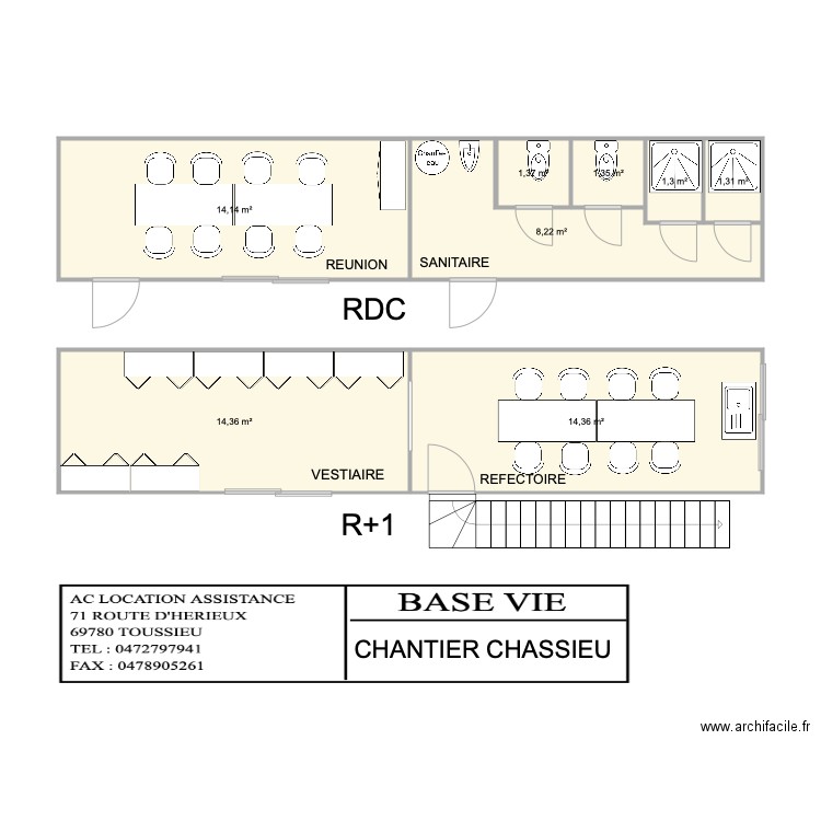 LMT CHANTIER CHASSIEU. Plan de 0 pièce et 0 m2