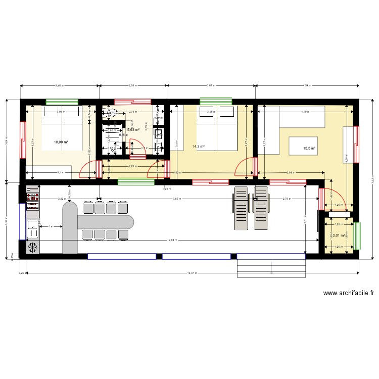 faoye 13. Plan de 0 pièce et 0 m2