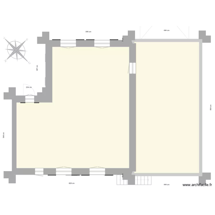 PLAN FACADES. Plan de 