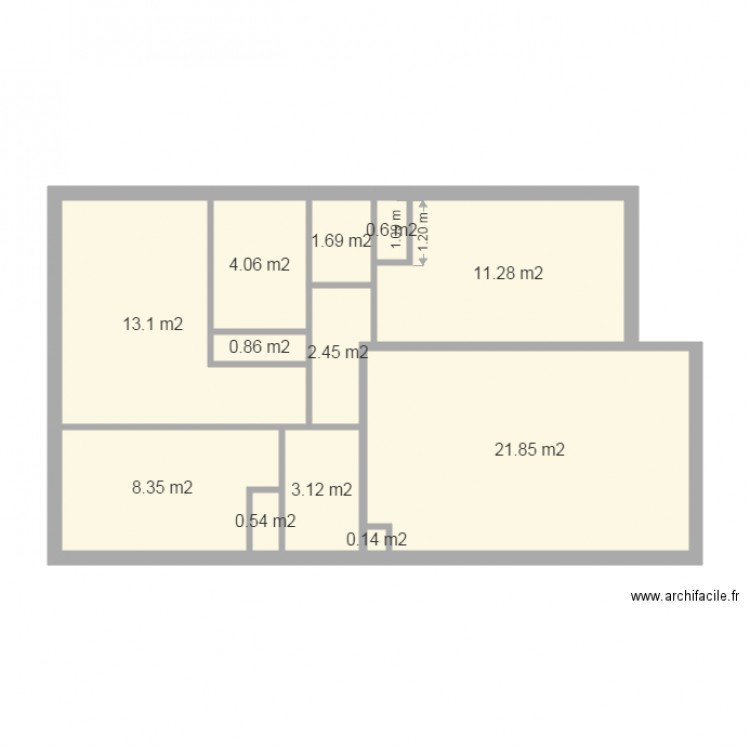 Plan. Plan de 0 pièce et 0 m2