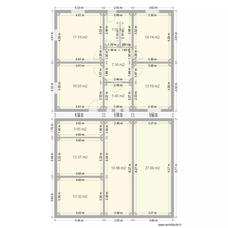 ASTGEN HORBOURG. Plan de 