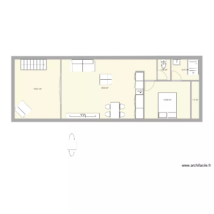 apartamento1. Plan de 