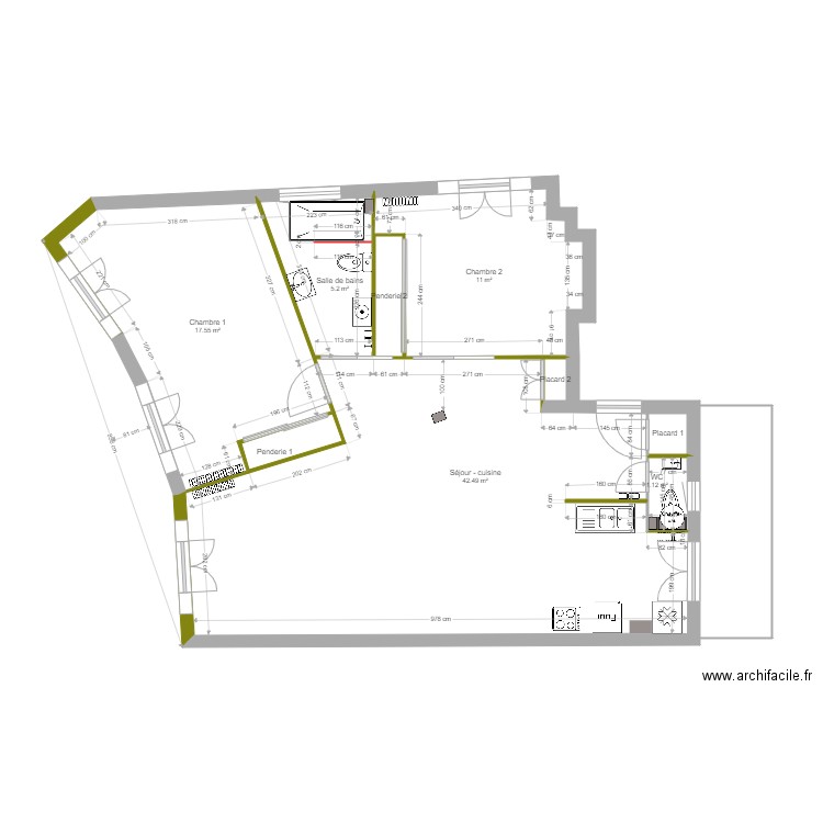 Chauvet Nice prop 5 nu. Plan de 0 pièce et 0 m2