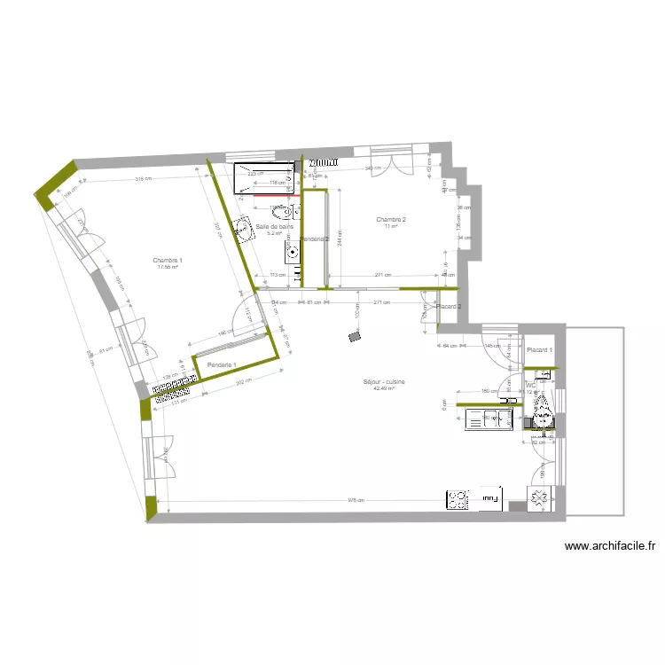 Chauvet Nice prop 5 nu. Plan de 