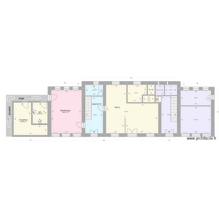 lamorville Extension. Plan de 15 pièces et 213 m2