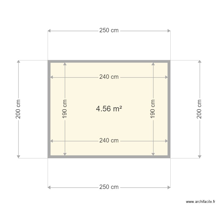 Piscine bois 250x2 v2. Plan de 0 pièce et 0 m2