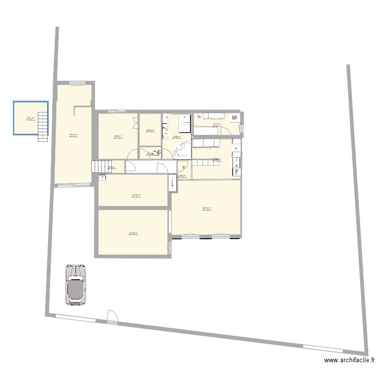 Projet Travaux. Plan de 0 pièce et 0 m2