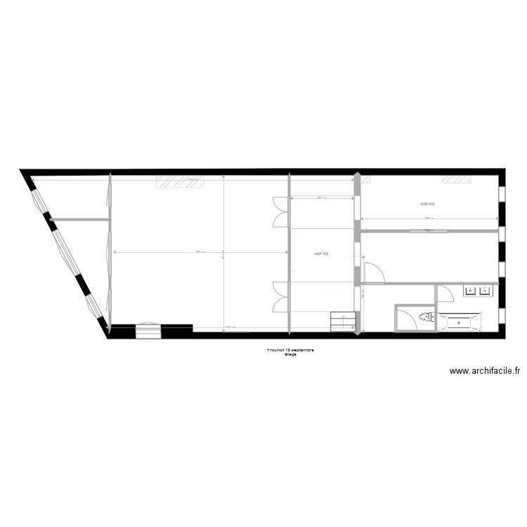 frochot etage. Plan de 0 pièce et 0 m2