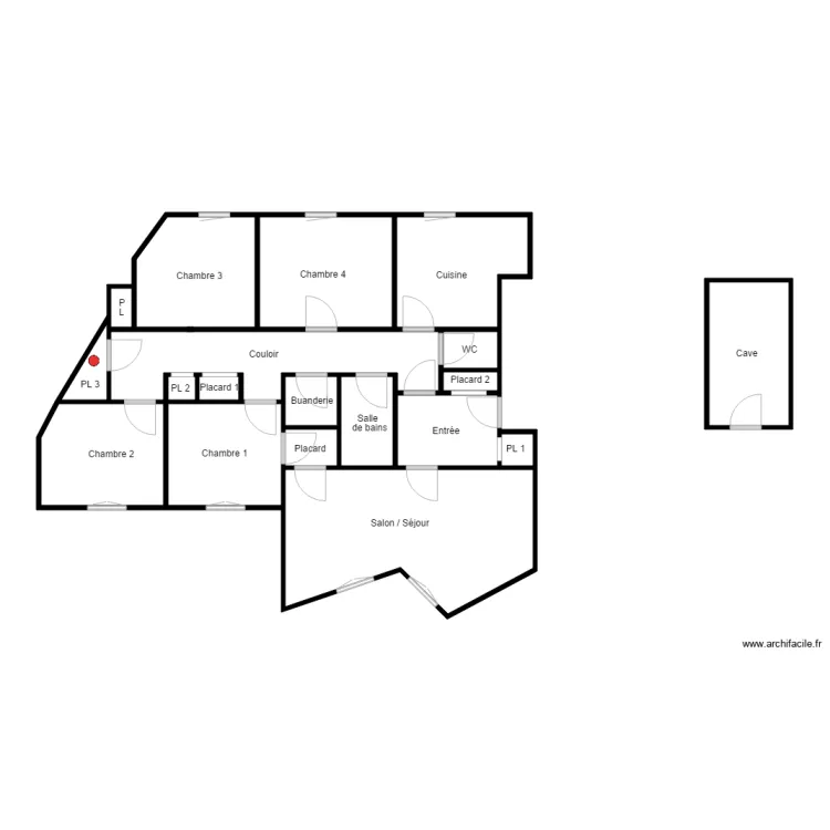 CORNILLET RENNES. Plan de 