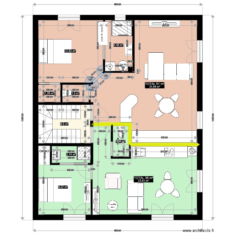 Maison Plan 1 Etage. Plan de 0 pièce et 0 m2