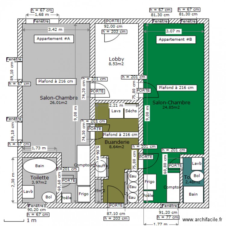 Plan Garon Sous-sol Full4. Plan de 0 pièce et 0 m2