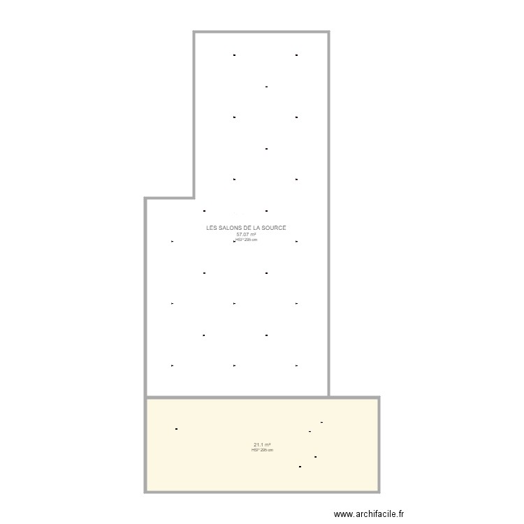 Les Salons de La Source BIS. Plan de 0 pièce et 0 m2